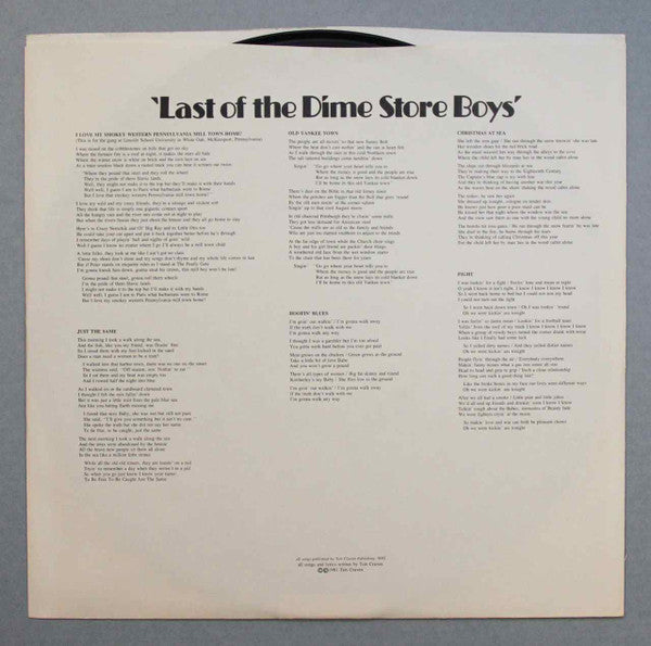 Tim Craven - Last Of The Dime Store Boys