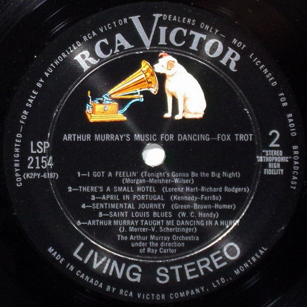 The Arthur Murray Orchestra - Arthur Murray's Music For Dancing - Fox Trot