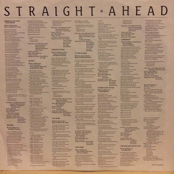 Straight Ahead - secondary