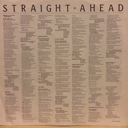 Straight Ahead - secondary
