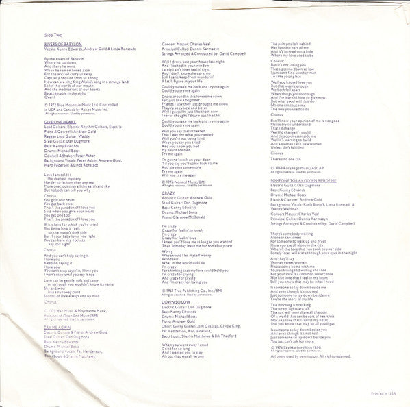 Hasten Down The Wind - secondary
