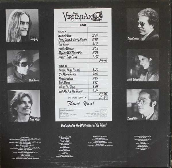 The Allstars from Charlottesville, Va. - Tip Your Waitress