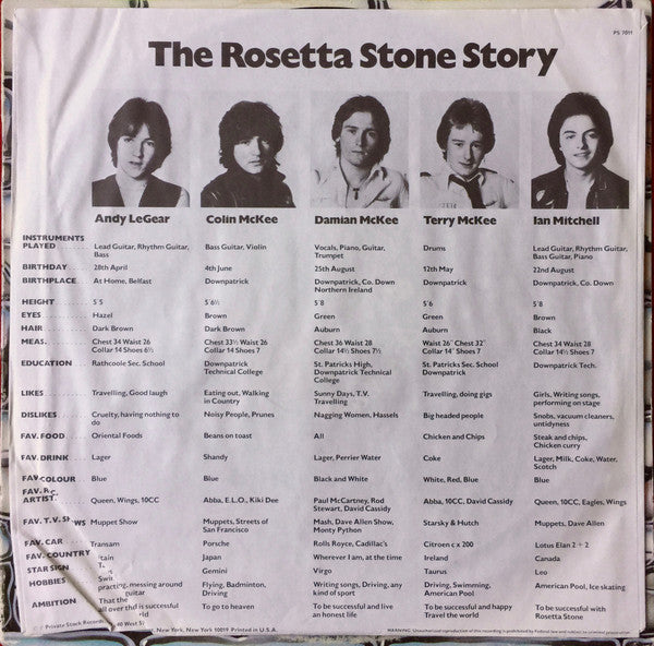Rosetta Stone - secondary