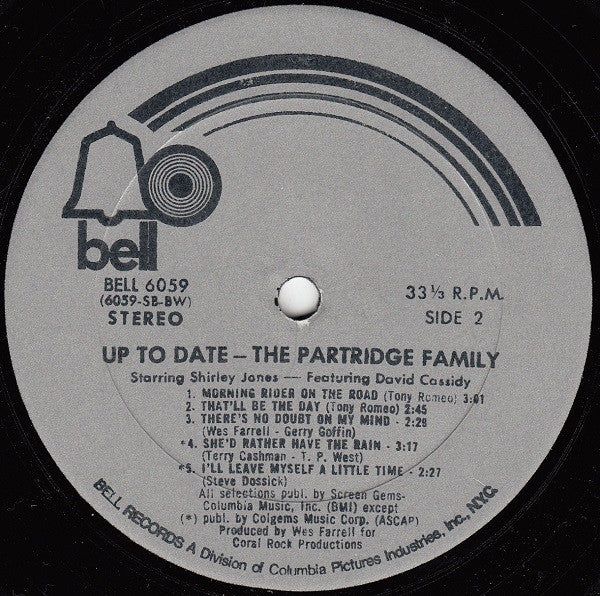 The Partridge Family, Shirley Jones, David Cassidy - Up To Date