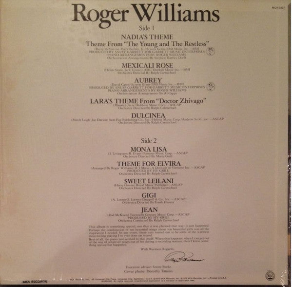 Roger Williams (2) - Nadia's Theme