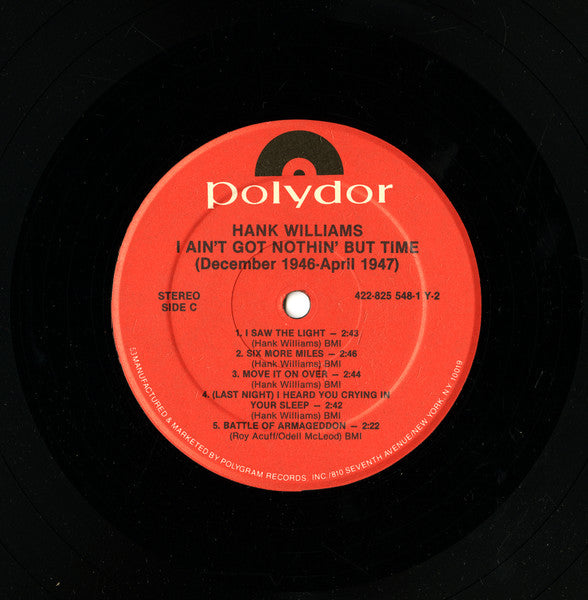 I Ain't Got Nothin' But Time: December 1946 - August 1947 - secondary