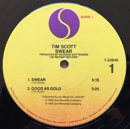 Tim Scott McConnell - Swear