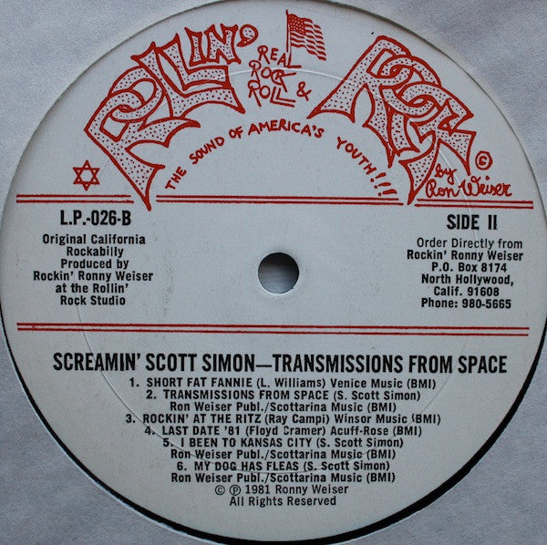 Scott Simon (3) - Transmissions From Space