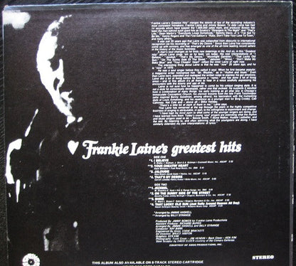 Frankie Laine's Greatest Hits - secondary