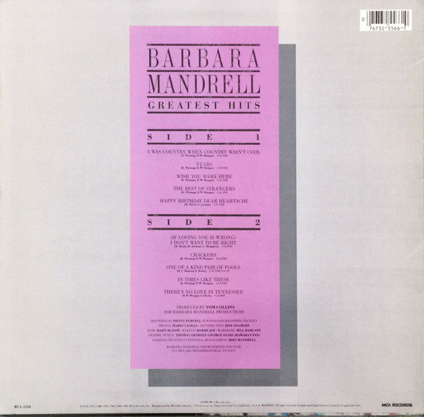 Barbara Mandrell - Greatest Hits