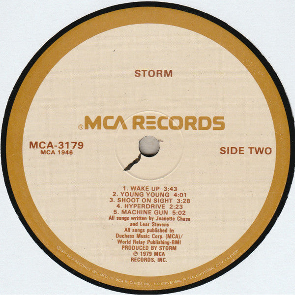 Storm - secondary