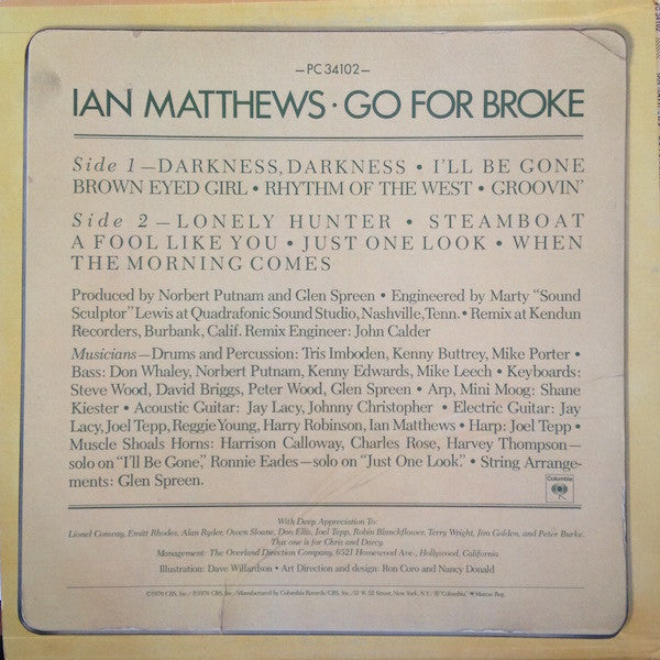 Iain Matthews - Go For Broke