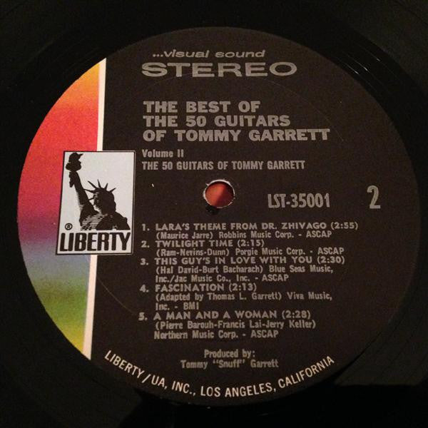 The 50 Guitars Of Tommy Garrett - The Best Of The 50 Guitars Of Tommy Garrett Vol .  I I