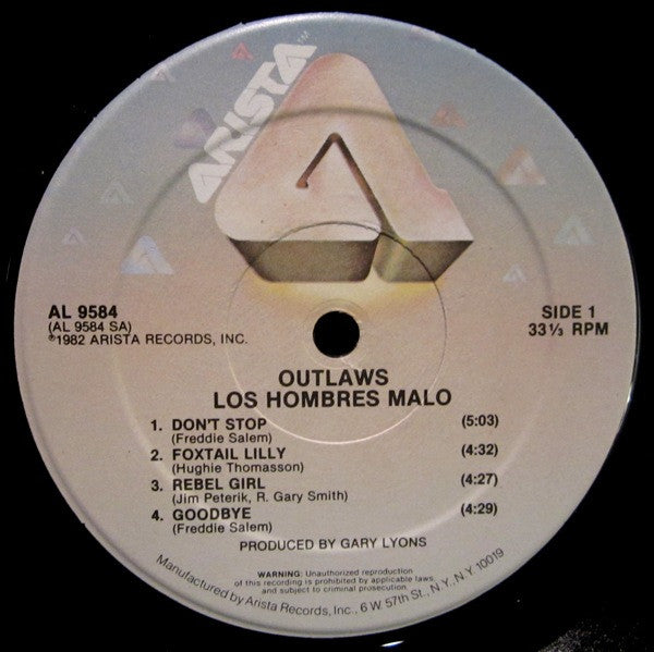 Outlaws - Los Hombres Malo