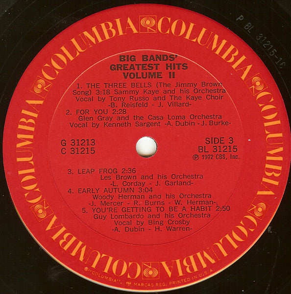 Big Bands Greatest Hits Volume 2 - secondary