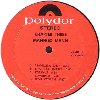 Manfred Mann Chapter Three - secondary