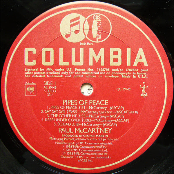 Pipes Of Peace - secondary