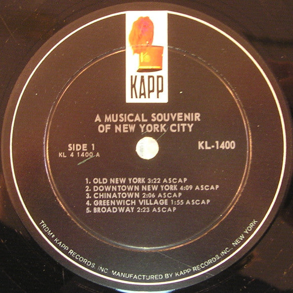 Various - A Musical Souvenir Of New York City