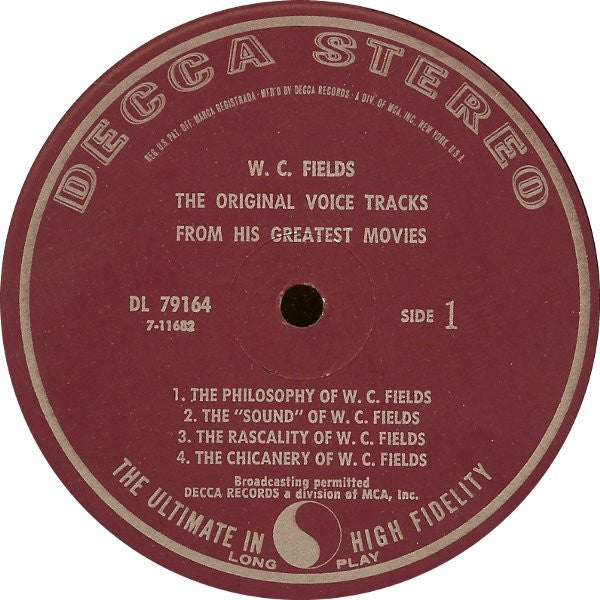 W.C. Fields - The Original Voice Tracks From His Greatest Movies