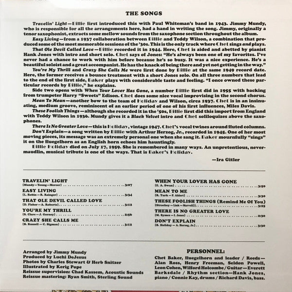 Baker's Holiday - secondary