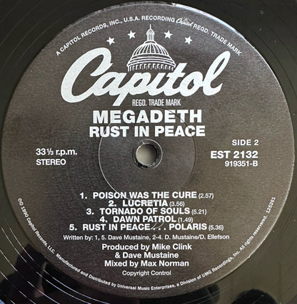 Rust In Peace - secondary