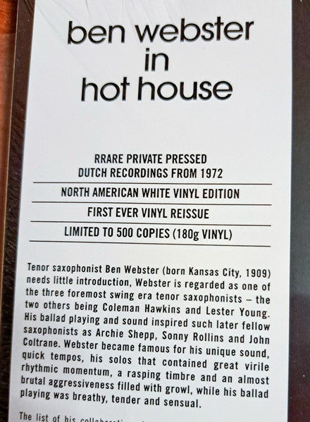 In Hot House - secondary