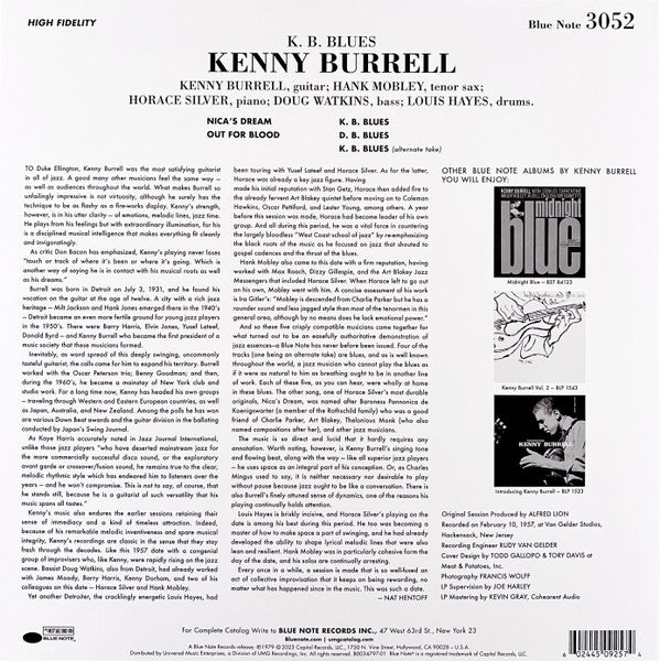 K. B. Blues - secondary