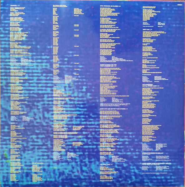Zooropa - secondary