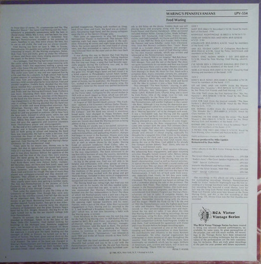 Waring's Pennsylvanians - secondary