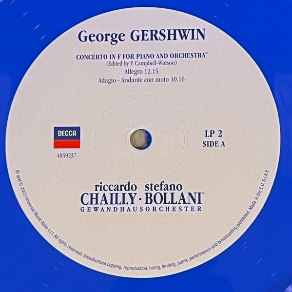 George Gerswin: Rhapsody In Blue; Concerto In F; Catfish Row; Rialto Ripples - secondary