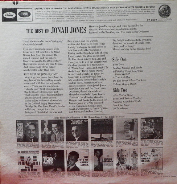 Jonah Jones - The Best Of Jonah Jones