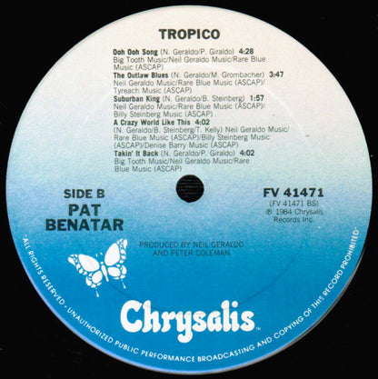 Pat Benatar - Tropico