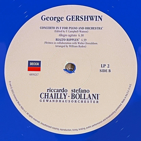 George Gerswin: Rhapsody In Blue; Concerto In F; Catfish Row; Rialto Ripples - secondary