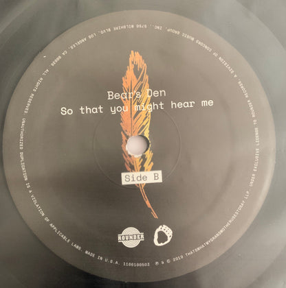 So That You Might Hear Me - secondary