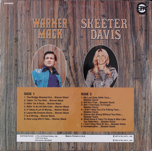 Warner Mack, Skeeter Davis - Warner Mack & Skeeter Davis