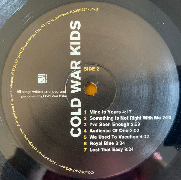 Cold War Kids - secondary