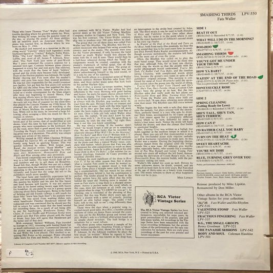 Smashing Thirds - secondary