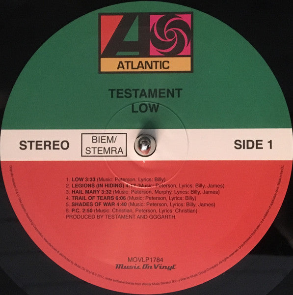 Low - secondary
