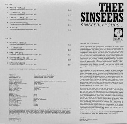 Sinseerly Yours - secondary