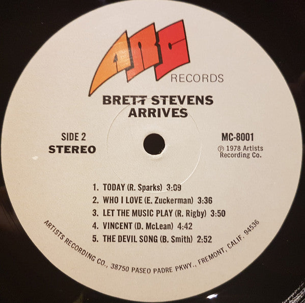 Brett Stevens - Arrives