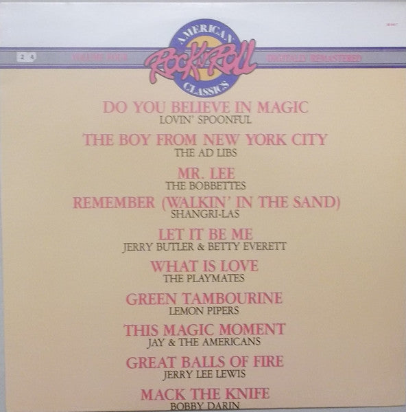 American Rock 'N' Roll Classics Volume Four - primary
