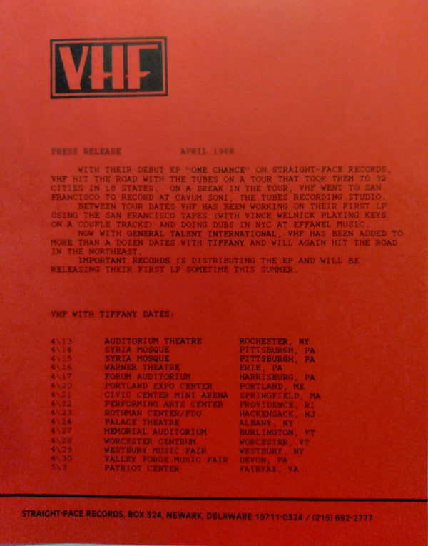 VHF - One Chance