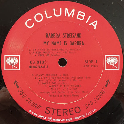 Barbra Streisand - My Name Is Barbra