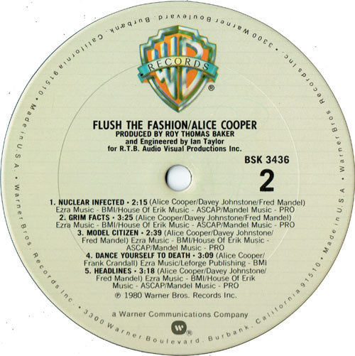 Alice Cooper - Flush The Fashion