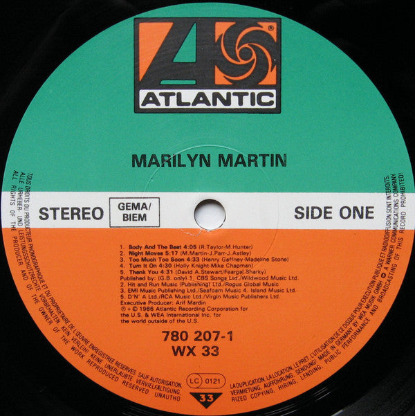 Marilyn Martin - Marilyn Martin
