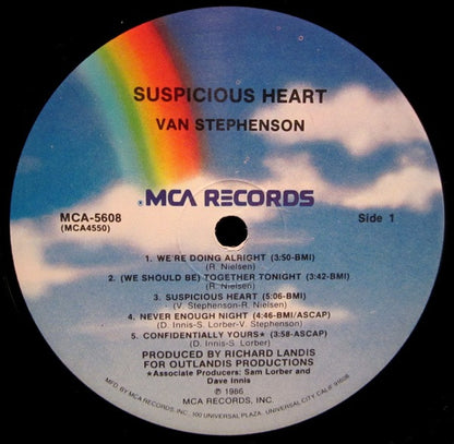 Van Stephenson - Suspicious Heart