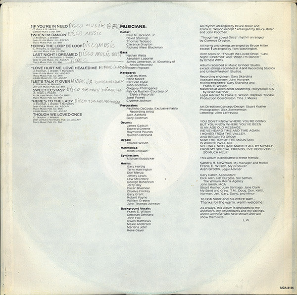 Lenny Williams - Love Current