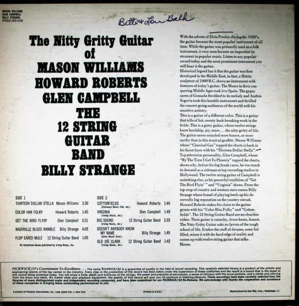 The Nitty Gritty Guitar Of - secondary