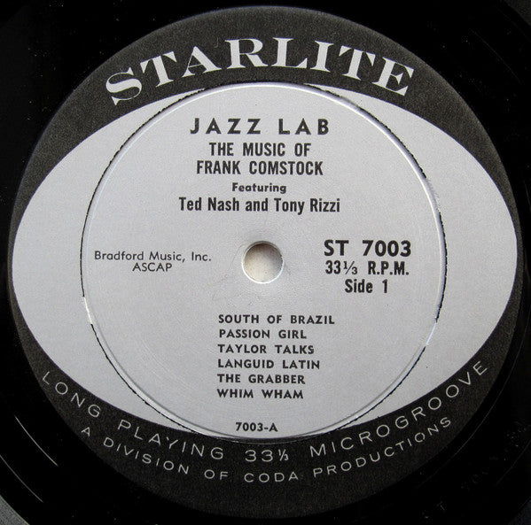 Frank Comstock - Jazz Lab Volume 1