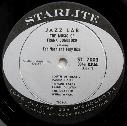 Frank Comstock - Jazz Lab Volume 1